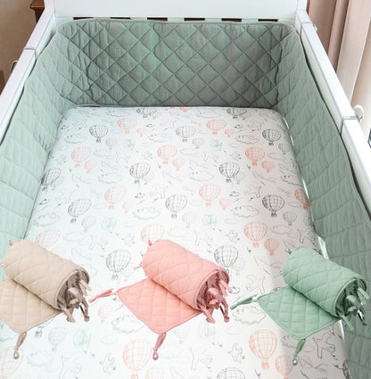 Contour-de-lit-bébé-vert