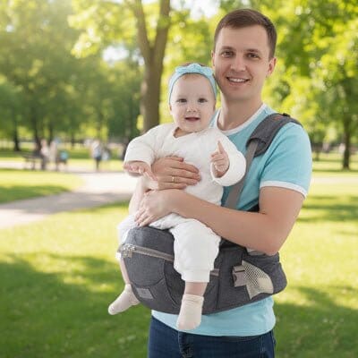 Porte-bébé-enfant-et-papa