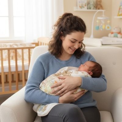 couverture-bébé-coucher-sur-maman