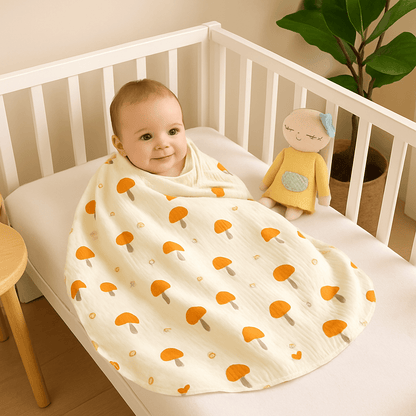 couverture-bébé-champignon-enfant