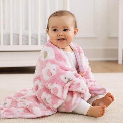 couverture-bébé-fille-assise