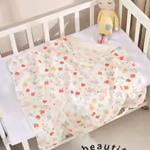 couverture-bébé-motif-fraise