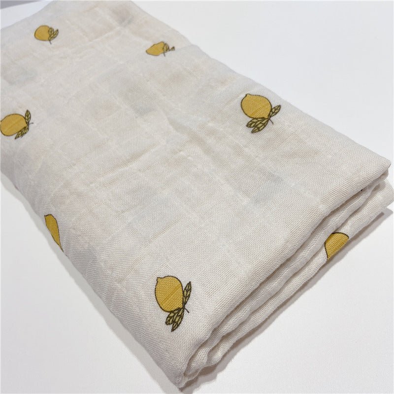 couverture-bébé-nouveau-ne-citron