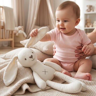 doudou-lapin-bébé-et-lapin