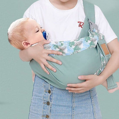 Écharpe-de-portage-bébé-menthe 