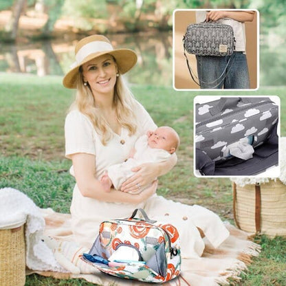 sac-a-langer-bébé-avec-maman