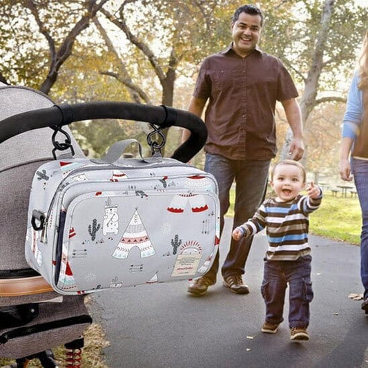 sac-a-langer-bébé-et-papa
