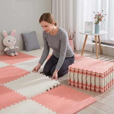 Tapis mousse puzzle