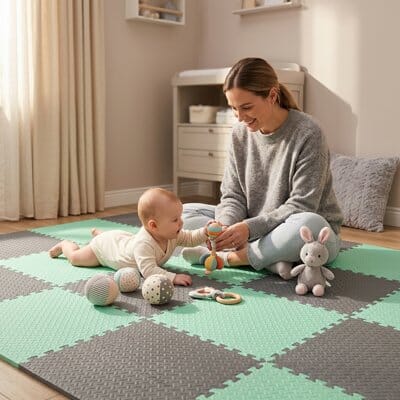 Tapis mousse puzzle