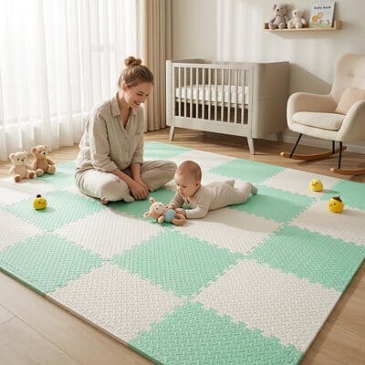 Tapis mousse puzzle