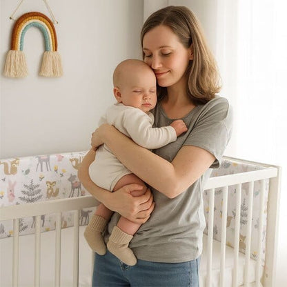 tour-de-lit-bébé-maman-bébé